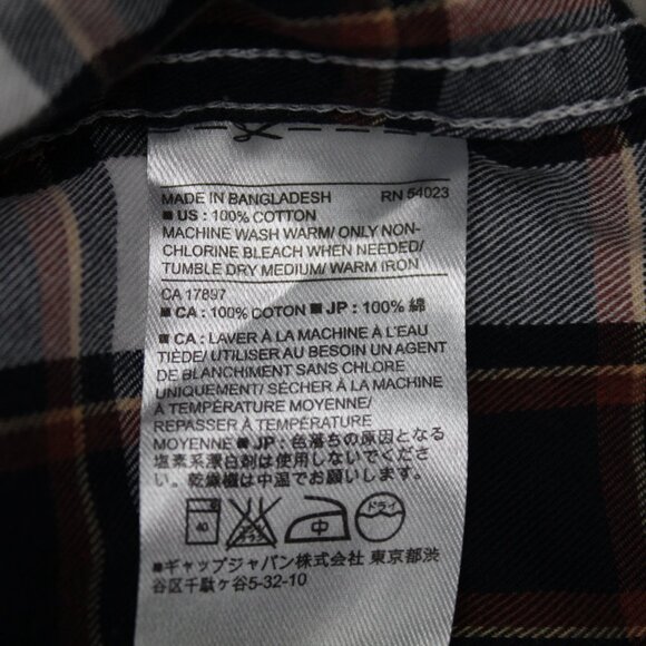 Banana Republic Shirt Mens Large Red/Blue Lightweight Flannel Long Sleeve Cotton - Picture 8 of 13